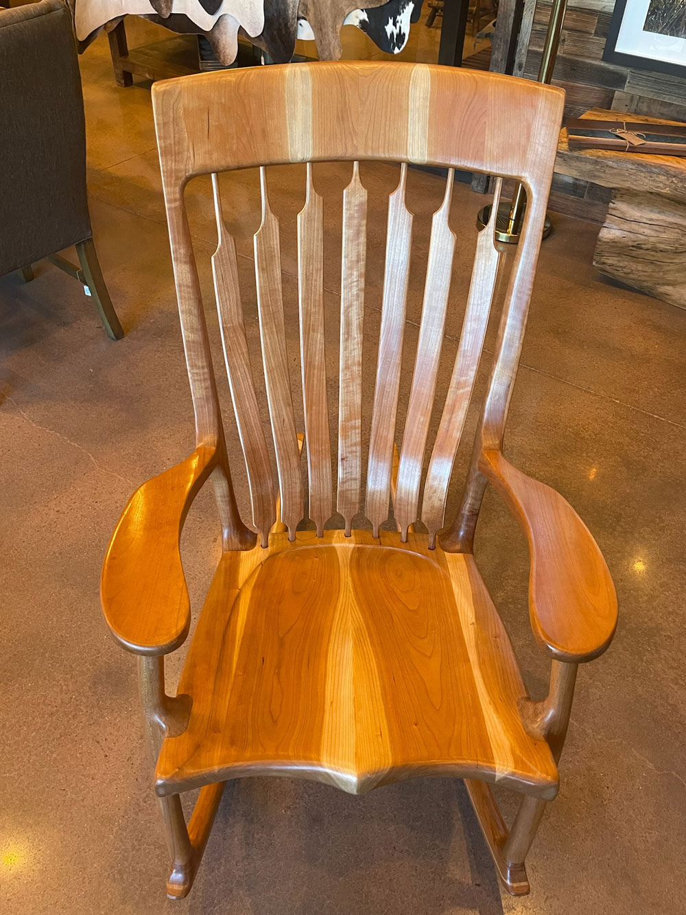 Cherry and Maple Maloof Rocking Chair Cherry and Maple Maloof Rocking Chair