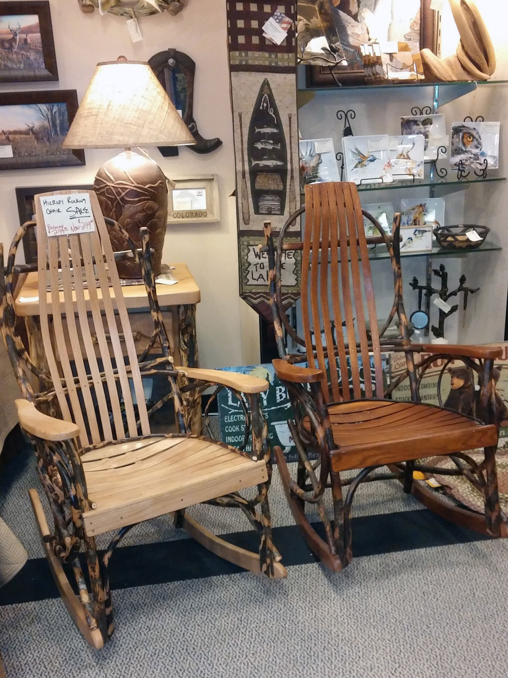 Oak and Hickory Rocking Chairs Oak and Hickory Rocking Chairs