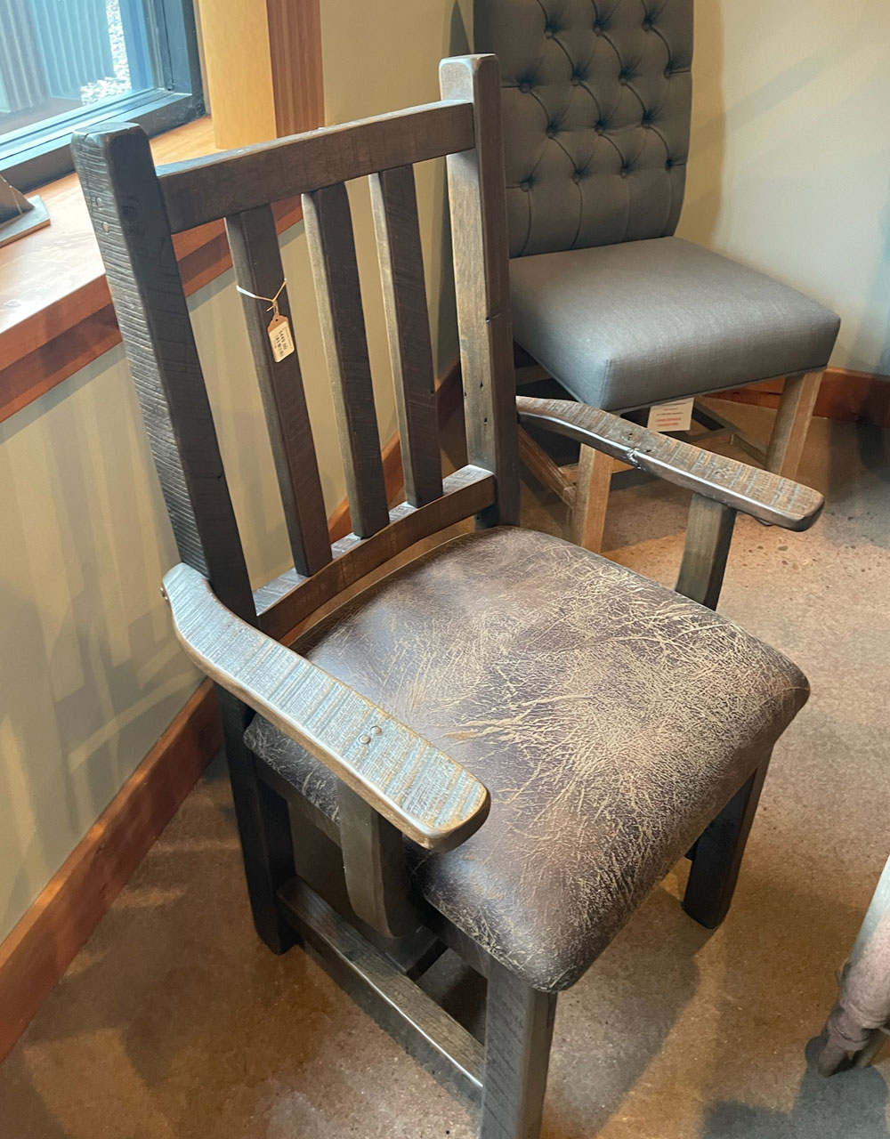 Reclaimed Barnwood Standard Captain Chair